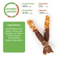 thumbnail image 5 of MON2SUN Chicken Liver Duck & Chicken Wrapped Rawhide Dog Treats, 5-inch Snacks for Small and Medium Dogs, 10.5 oz, 5 of 10