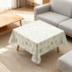 thumbnail image 5 of Vintage Floral PVC Tablecloth - Waterproof Oilproof Plastic Table Cover For Kitchen Dining Table Desk Coffee Table With Lace Patterns Clean Tablecloth, 5 of 6
