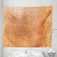 thumbnail image 1 of Rust Color Tapestry, Abstract Close up Weathered Steel Look in Peachy Orange Tones, Fabric Wall Hanging Decor for Bedroom Living Room Dorm, 5 Sizes, Persian Orange and Amber, by Ambesonne, 1 of 1
