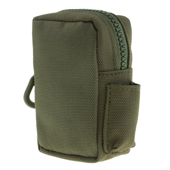 Bolsa táctica para cinturón, duradera y útil, ideal para senderismo, equitación y acampada. ejercito verde