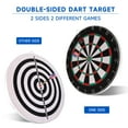 thumbnail image 4 of GSE Games & Sports Expert 18" 2-in-1 Flocking Bullseye & Dart Board Games Set. Double-Sided Dartboard with six 17G Steel Tip Darts, 4 of 8