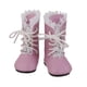thumbnail image 3 of Juguetes de para Niños para de Muñeca Americana de 18 "-regalos de Botas de Encaje Rosa se describe Yotijar Zapatos De Muñecas, 3 of 10