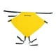 thumbnail image 5 of Arnés de escalada en roca con cojín de asiento, protección resistente al agua, almohadilla para cinturón de seguridad Amarillo, 5 of 9