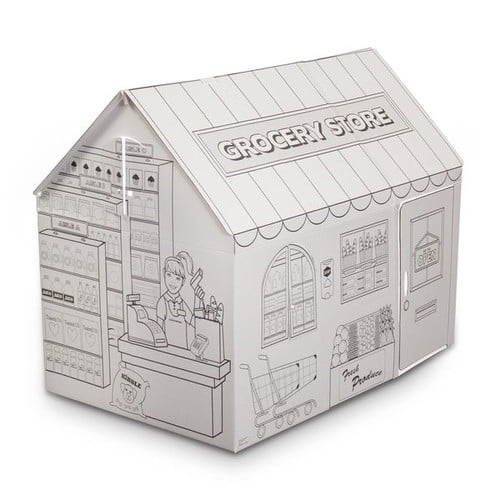 My Very Own House PC5536R Carriage Cardboard Playhouse for sale online 