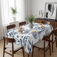 thumbnail image 6 of Blue Fruit Table Cloth Waterproof Tablecloths, Vintage Plant Nature Botanical Flower Floral Tablecloth Dining Table Cover for Kitchen Party Tabletop Outdoor, Rectangle Tablecloth 60x102 Inch, 6 of 9