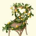 thumbnail image 4 of Lemon Cane Garland Home Decorations, Faux Lemon Fruit Greenery Rattan Decor, Home Decor For Home Ceiling Wedding Photography Backdrop Party Tabletop Mantel Shelf Wedding Favors, 4 of 8