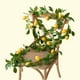 thumbnail image 4 of Juego de fotografía de boda con decoración de limón, carrito rodante de metal, base de madera, diseño de 2 niveles, plegable, portátil, con temática de limón, decoración del hogar., 4 of 8