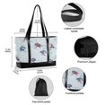 thumbnail image 2 of FORMRS Canvas Laptop Tote Bag for Women with 15.6" Computer Compartments Shoulder Handbag, Hockey Action Zone, 2 of 7