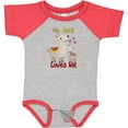 thumbnail image 3 of Inktastic My Aunt Loves Me Llama Boys or Girls Baby Bodysuit, 3 of 5