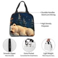 thumbnail image 4 of Vsdgher Starry Sky Sleep White Bear Print Lunch Bag, Lunch Box for Women Adult Men, Lunch Tote Insulated Cooler Lunch Container for Work/Office/Picnic/Travel, 4 of 8