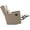 Mocha, variant on Odelia Solid Wood Microfiber Swivel Glider Rocker Recliner Chair, For Living Room, Bed Room Gray,Microfiber