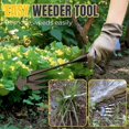 thumbnail image 4 of Household Lawn and Garden Weeder, Manual Weeding Tool, Comfortable Grip with Handle, 4Tooth, 4 of 5