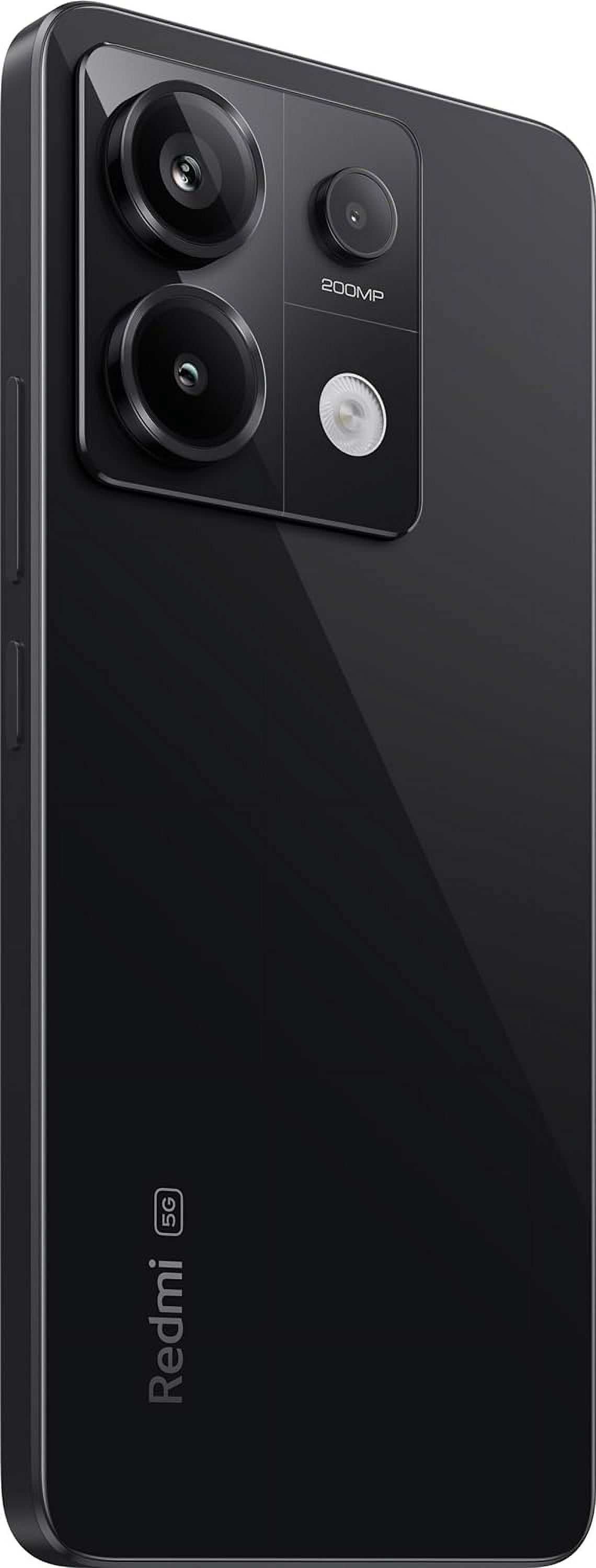 Xiaomi Redmi Note 13 PRO 5G + 4G LTE (256GB + 8GB) 6.67" 200MP Triple (Tmobile Mint Tello & Global) Global Bands Unlocked (Midnight Black (Global ROM))