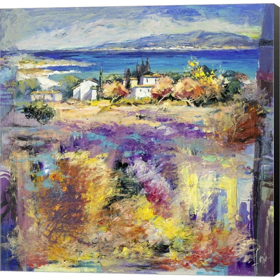 Costa Mediterranea by Luigi Florio, Canvas Wall Art