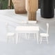thumbnail image 5 of Paquete de 5 mesas de comedor con sillas, accesorios de decoración, bricolaje, escala 1:12, de madera, muebles, juguetes para casa de Zulema juguetes de casa de muñecas, 5 of 8