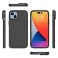 thumbnail image 4 of CoverON For Apple iPhone 15 Plus Case, Flexible Slim Lightweight TPU Minimal Phone Cover, Black, 4 of 7