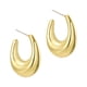 thumbnail image 4 of Pendientes de aro para mujer, accesorios de vestuario, joyería exquisita y sencilla, colgante para En forma de U 24x3cm, 4 of 9