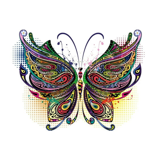 Uanit Animal Shape Heat Transfer Paper and Arts Stickers Head For Clothes on Bags Hats Vinyl