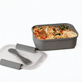 thumbnail image 5 of Mainstays Food Storage Bento Container, Rectangle, Gray, 42oz Capacity, A Practical Choice for School Lunches and Activities, 5 of 9