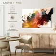 thumbnail image 4 of Elephant Stock Large Abstract Oil Wall Art - Horizontal Canvas Wall Art - Living Room Wall Decor - Abstract Canvas - Beige And Red Decor - 39" x 26", 4 of 4