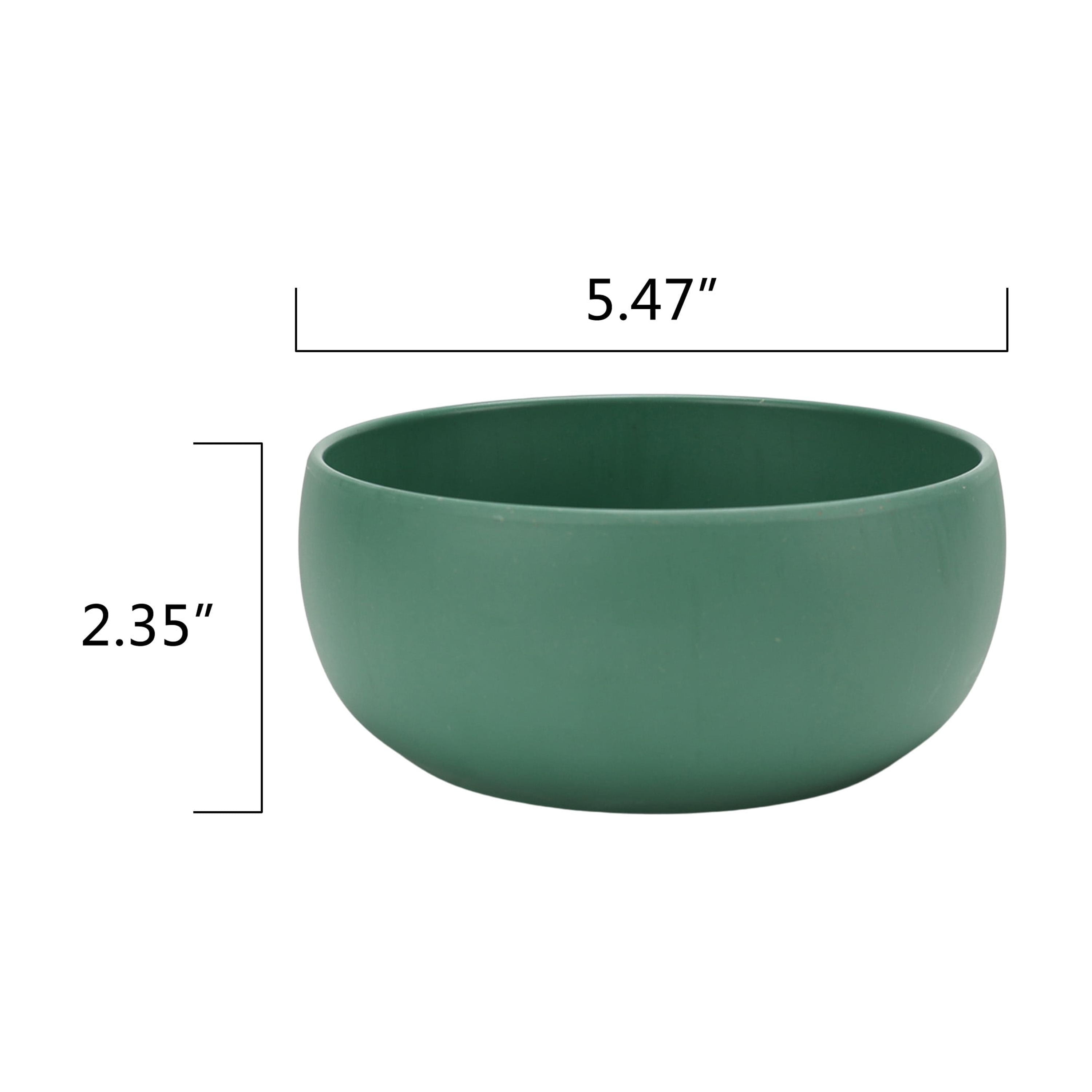 Mainstays by Becky G. & Alejandra Bamboo Melamine Serving Bowl & Dip Bowl, Green