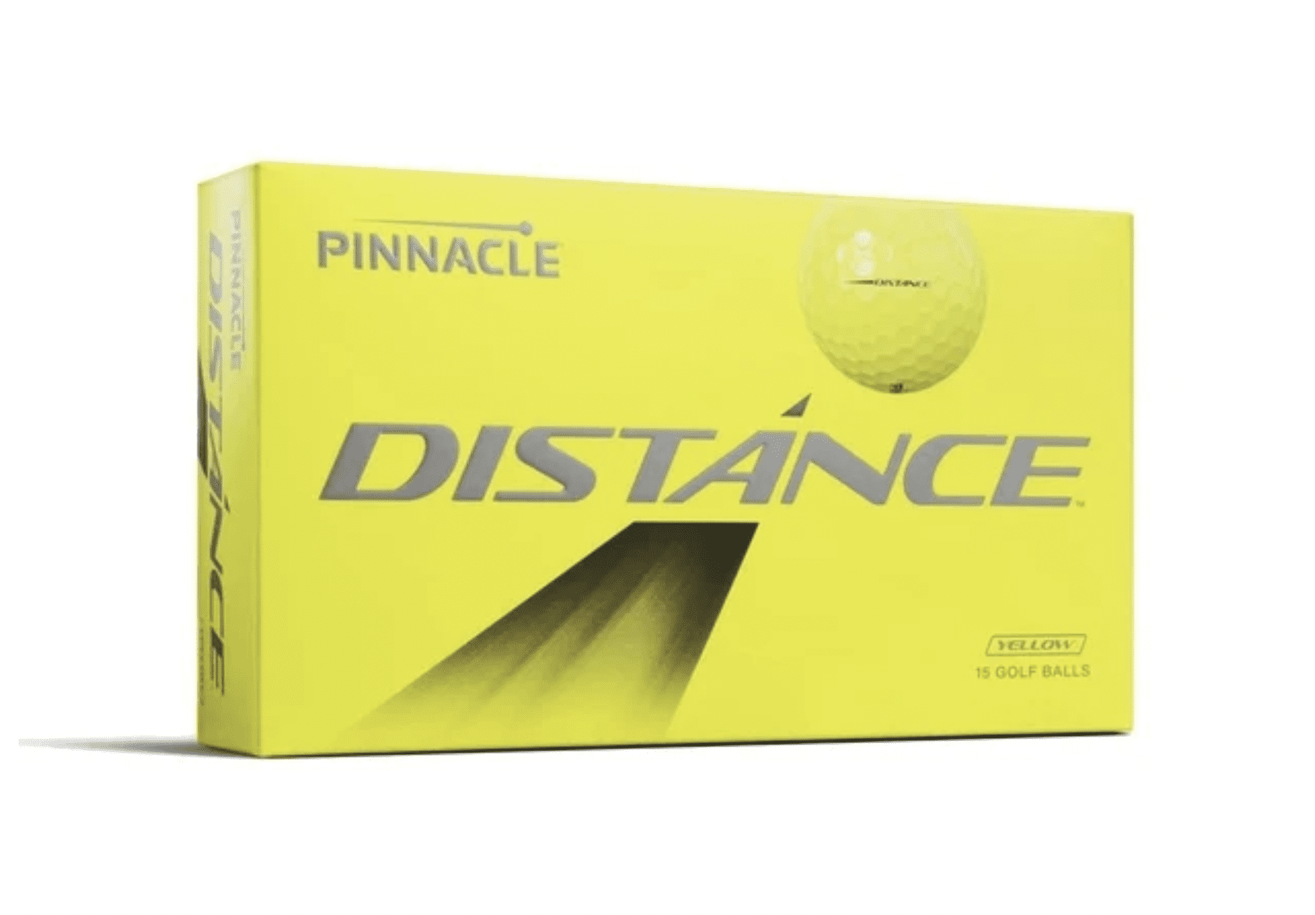 (2 pack) Pinnacle Distance Golf Balls 15pk, Yellow