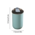 thumbnail image 3 of Insulated Stainless Steel Travel Mug Leakproof Coffee Thermo Cup with Temperature Display 316 Liner for Office Commute Hot Beverages Gifts(Blue), 3 of 6