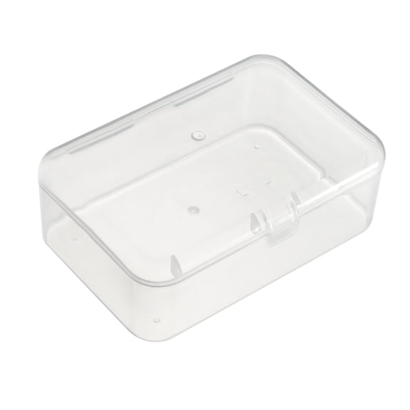Component Storage Box PP Clear White 90x60x30mm
