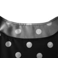 thumbnail image 7 of FRSASU Plus Size Summer Tank Dress for Women Casual Sleeveless Crewneck Polka Dot Printed Ruffle Dress Black, 7 of 7