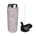 thumbnail image 2 of Yiaed Hand drawn bunny Print Water Bottle with Straw Lid, Stainless Steel Double Wall Insulated Water Bottle | Leak-Proof and Spill-Proof Water Bottle, 2 of 8