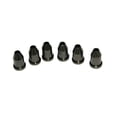 thumbnail image 1 of EeaseCA 6pcs Bullet Shape External Thread Guitar String Caps Mounting Buckle Through Body Ferrules Bushing Parts Guitar Accessories (Black), 1 of 7