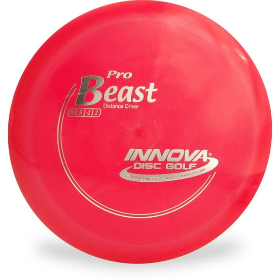 Innova Pro Beast Disc Golf Distance Driver, Pick Color/Weight [Stamp & Exact Color May Vary] Red 175-176 grams