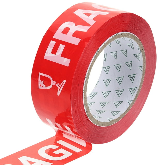 MasteelfCA 1 Rouleau de Ruban d'Avertissement Fragile Ruban d'Expédition Fragile Ruban Usage Intensif