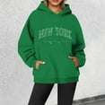 thumbnail image 2 of XINXIAOO Women's Hoodies Sweatshirts Long Sleeve Hoodie for Women Pullover Cute Hoodies Green Sweatshirt Winter Tops Graphic Hoodies for Women, 2 of 4