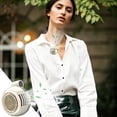 thumbnail image 6 of 2026 New Small Whirlwind Clip Waist Neck Fan - Portable Rechargeable Fan, Small but Powerful, Quiet 3 Speeds Hands-Free 2 in 1 Bladeless for Better Cooling, White, 1pcs, 6 of 9