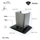 thumbnail image 4 of Campana De Cocina Ecocinare 60 cm De pared Acero Inoxidable y Vidrio templado con 3 velocidades, 4 of 5