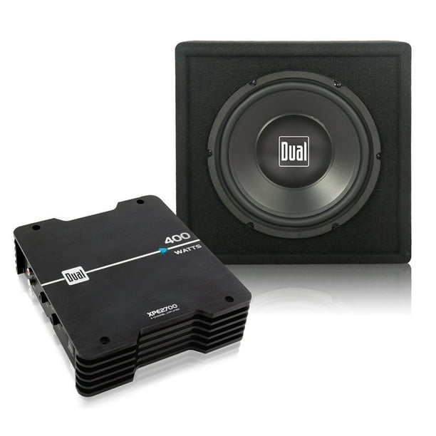 Dual Electronics SBP270 400 Watt Amplifier and 10" Subwoofer with