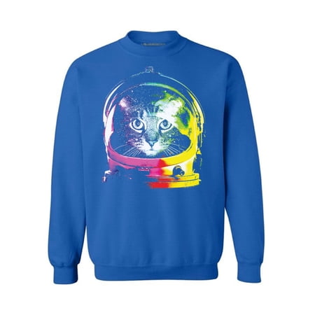Awkward Styles Cat Crewneck Sweater Space Pet Sweatshirts