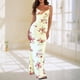 thumbnail image 5 of Vestido ceñido al cuerpo con estampado floral ajustado para mujer vestido largo Sexy ropa diaria FLhrweasw Nuevo, 5 of 9