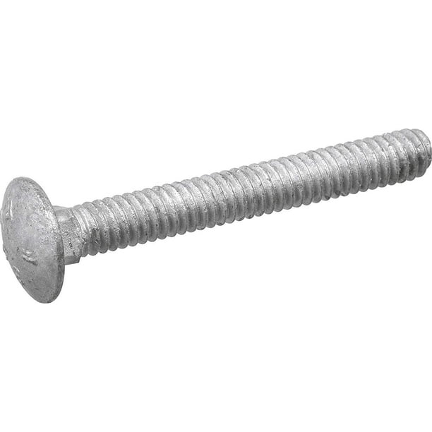 Hillman 812584 3/8X31/2 Carriage Bolt, 3/8 x 31/2Inch, HotDipped Galvanized, 50 Walmart