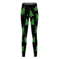 thumbnail image 4 of Mepaouo Women's Christmas Crossover Leggings High Waisted Ankle Length Workout Yoga Tights, 4 of 4