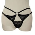 thumbnail image 5 of Aayomet Culottes Bikini pour Femmes String (Noir, L), 5 of 5