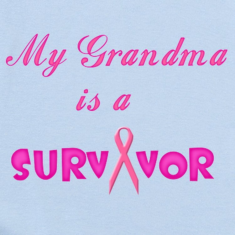 CafePress - My Grandma Is A Survivor Infant Onesie - Baby Light Bodysuit, Size Newborn - 24 Months