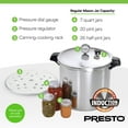 thumbnail image 3 of Presto 01784 23 Quart Pressure Boil Canner, Induction, Aluminum, Silver, 3 of 12
