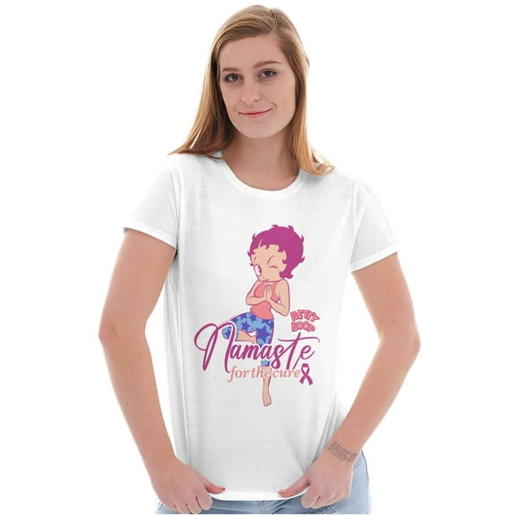 Betty Namaste For Breast Cancer Cure Women's Plus Size Shirt Brisco Brands 2X