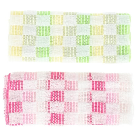 

2PCS Mesh Grid Long Strip Shower Towel Supple Rubbing Bath Towel Bathing Tool