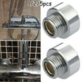 thumbnail image 4 of Adaptor 3/4" Female To 1/2" Male Chrome Plated Brass Reducer Bath Accessory New, 4 of 5