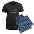 thumbnail image 5 of CafePress - Shark Attack! Pajamas - Women's Short Sleeve Print T-Shirt and Pants Dark Cotton Pajama Set, 5 of 7