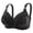 Black, variant on Utoimkio Sports Bras for Women Pack Woman's Comfortable Plus Size Breathable Bra Underwear No Underwire