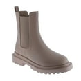 thumbnail image 2 of 【SET-2】Women's High Ankle Slip on Chunky High Comfy Boots Girl Shoe Bridal Comfort Walking Shoes Footwear Pu, 2 of 4